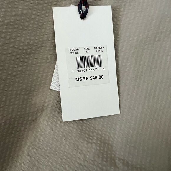 Sperry Seersucker 8"inch Short-Size 34 - Picture 6 of 10